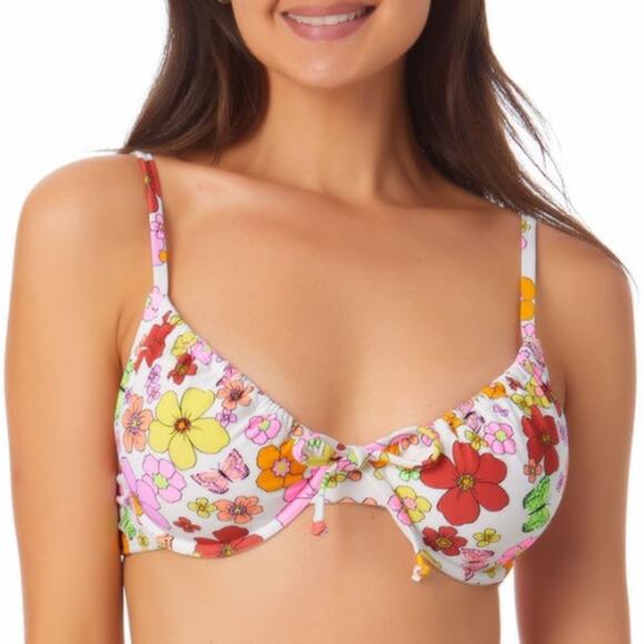 California Waves Printed Underwire Bralette NWT Size XL - Picture 1 of 3